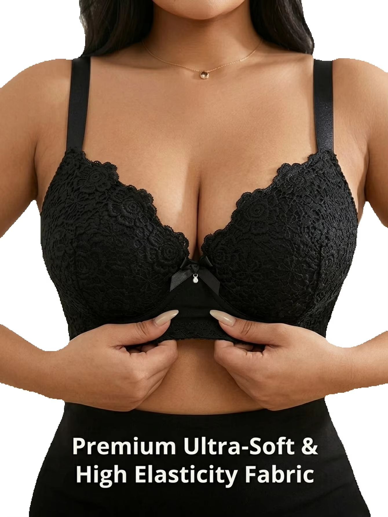 حمالة صدر نسائية مقاس كبير بتص - مراجعة Plunge Bra Push Up وسعره