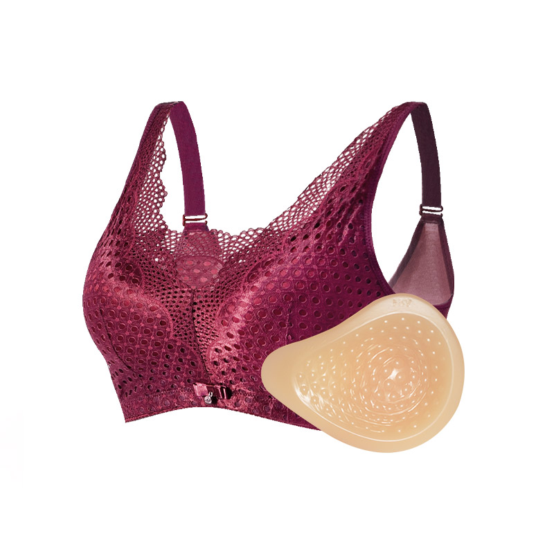 حمالة صدر سيليكونية للنساء بعد - مراجعة Mastectomy Bra Pocket وسعره