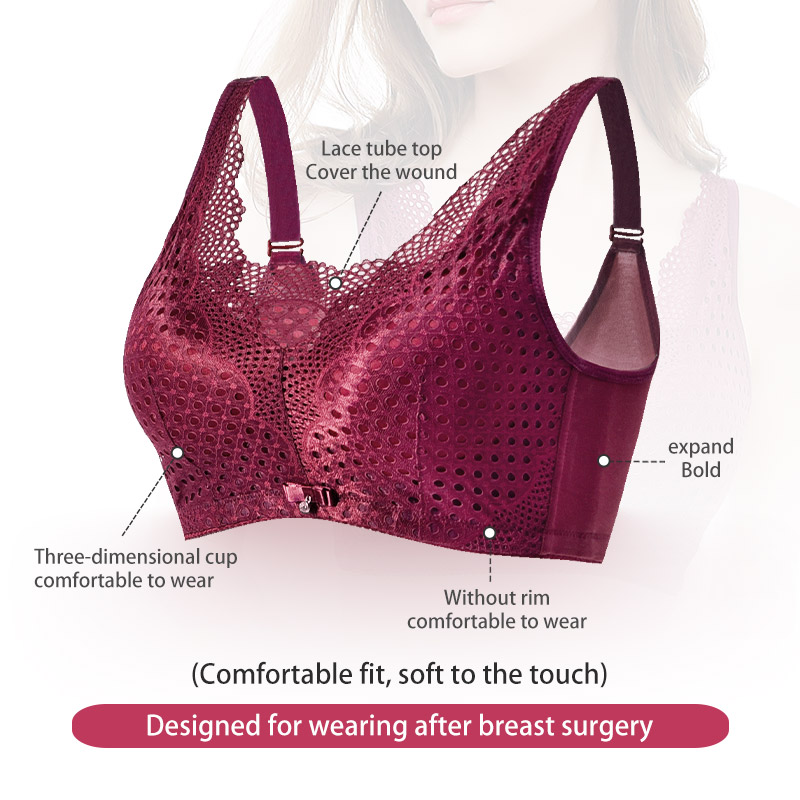 حمالة صدر سيليكونية للنساء بعد - مراجعة Mastectomy Bra Pocket وسعره